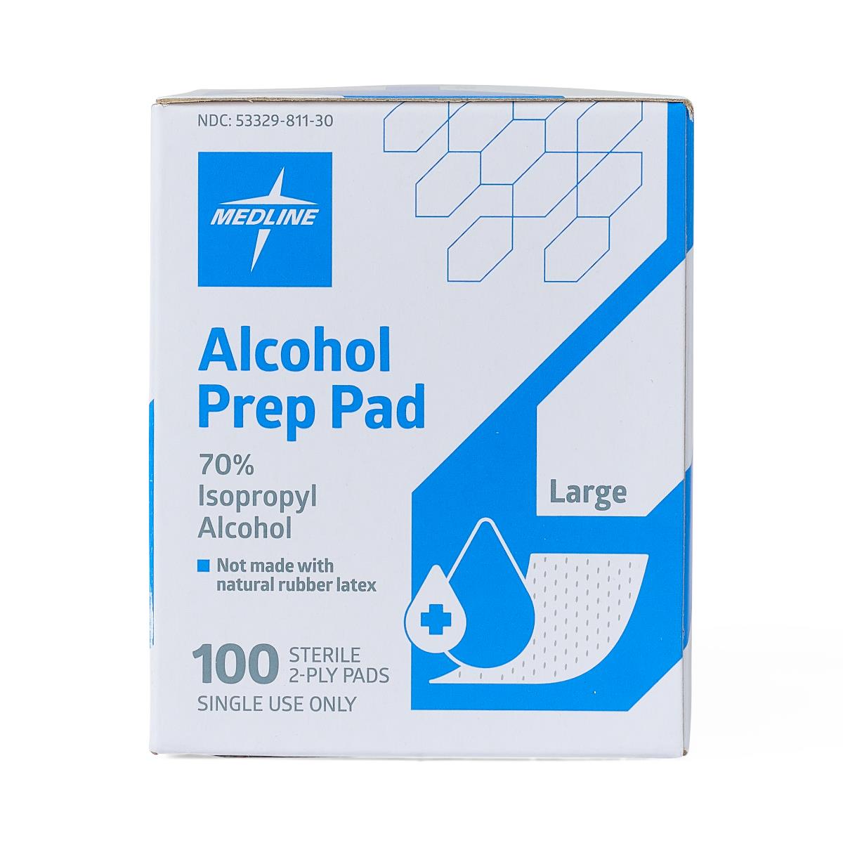 Medline Sterile Alcohol Prep Pads - BeHope