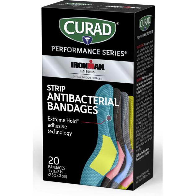 CURAD Performance Series Antibacterial Bandages