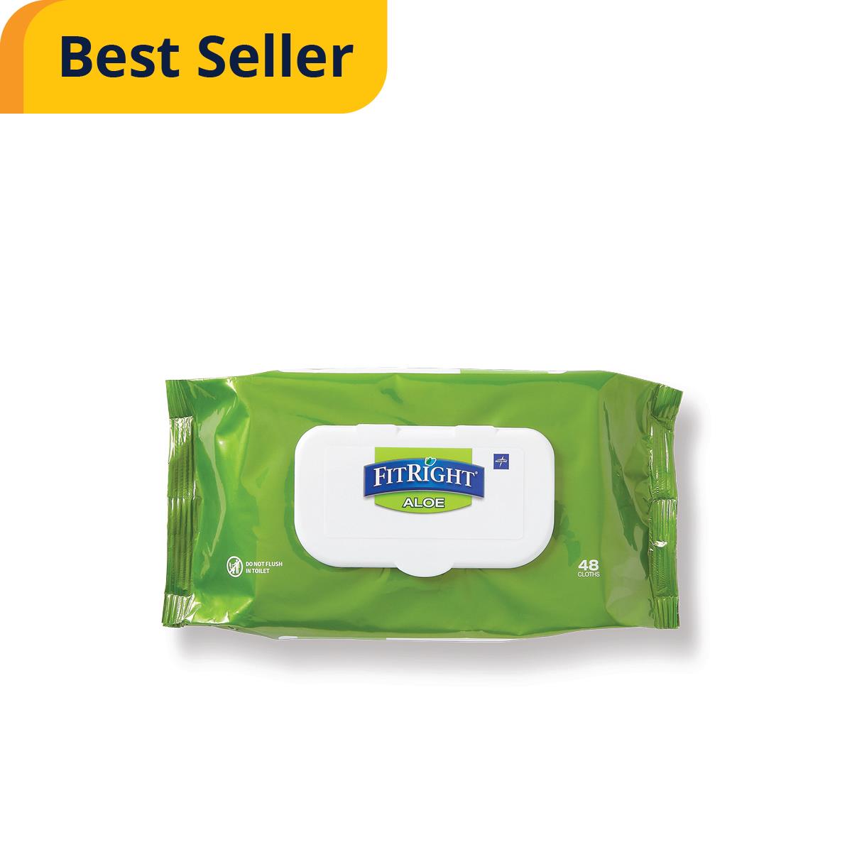 FitRight Aloe Personal Cleansing Wipes - BeHope
