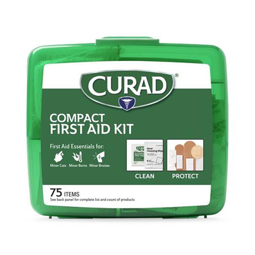 CURAD 75-Piece Compact Portable First Aid Kit