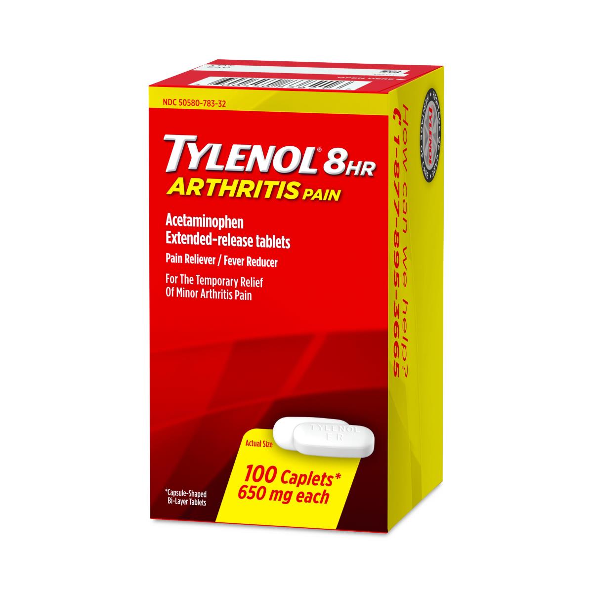 Tylenol 8-hour Arthritis Pain Tablets - BeHope