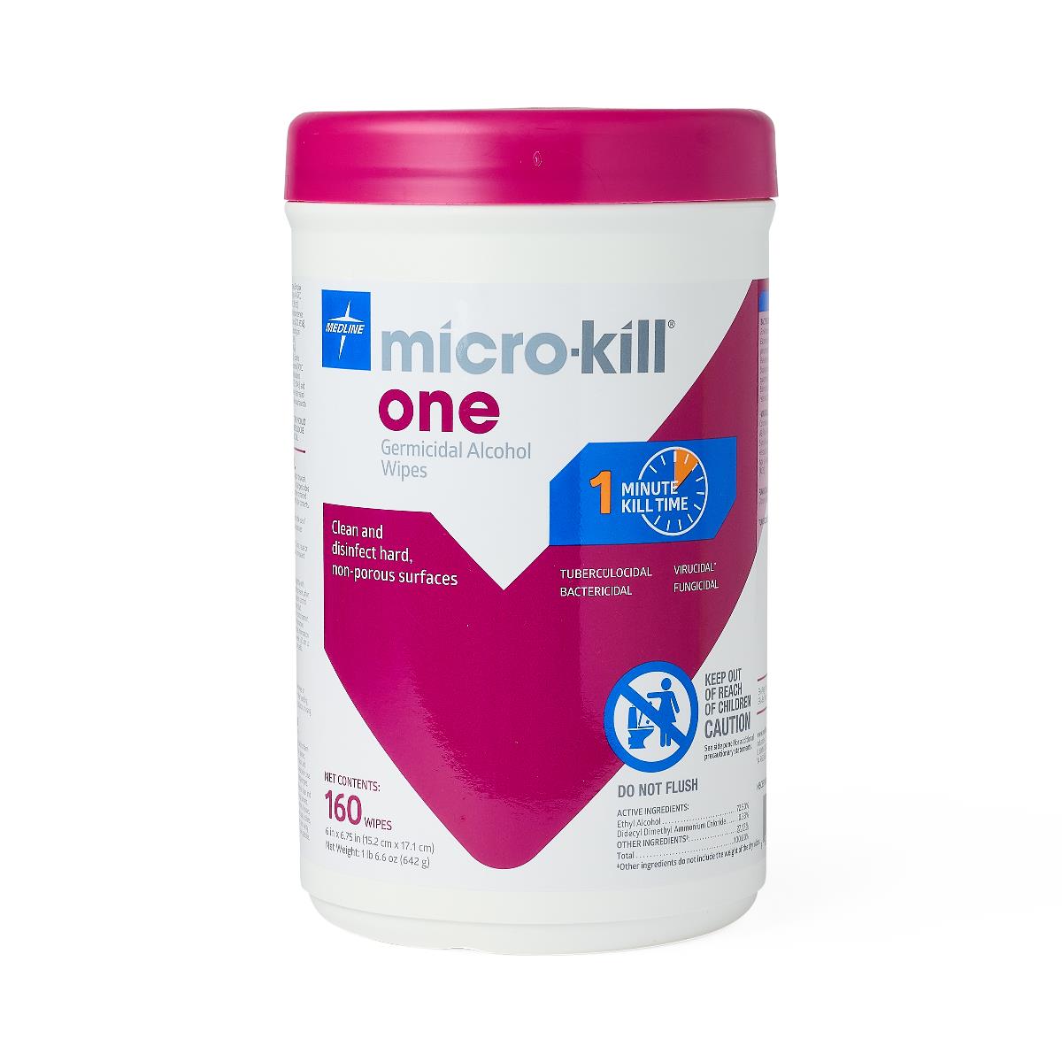 Micro-Kill One Germicidal Alcohol Wipes - BeHope