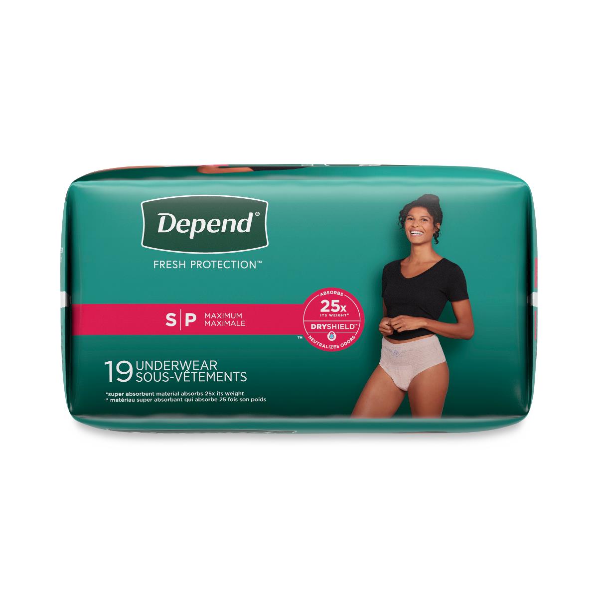 Depend Fresh Protection Incontinence Underwear For Women - BeHope