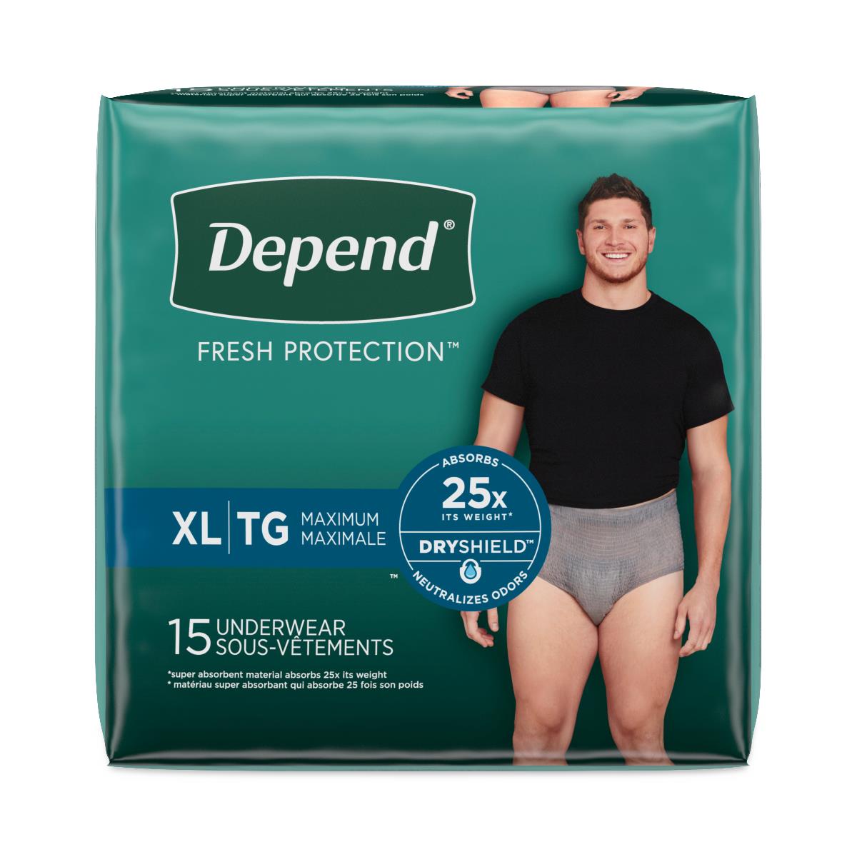 Depend Fit-flex Underwear For Men - BeHope