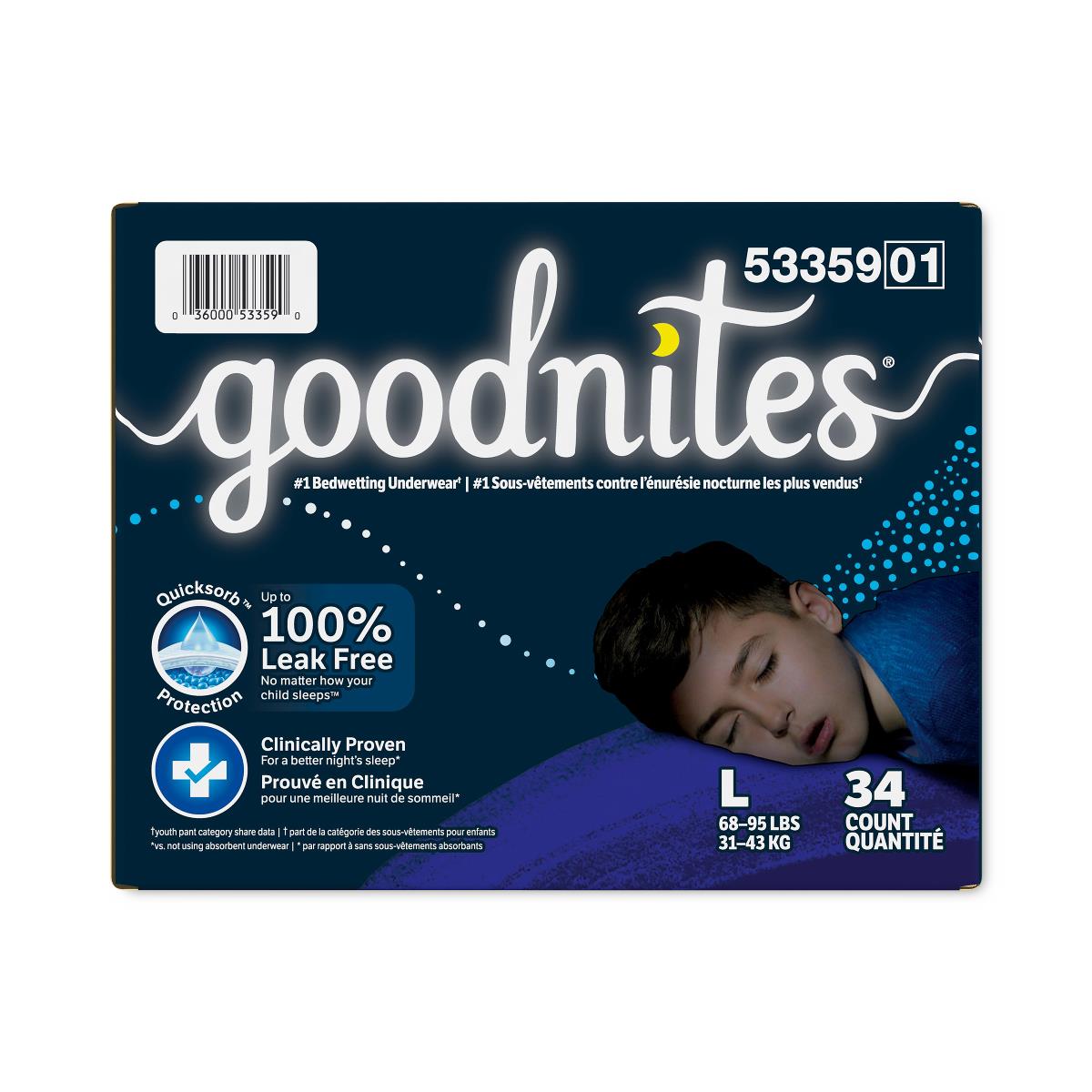 Goodnites Boys' Overnight Bedwetting Underwear - BeHope