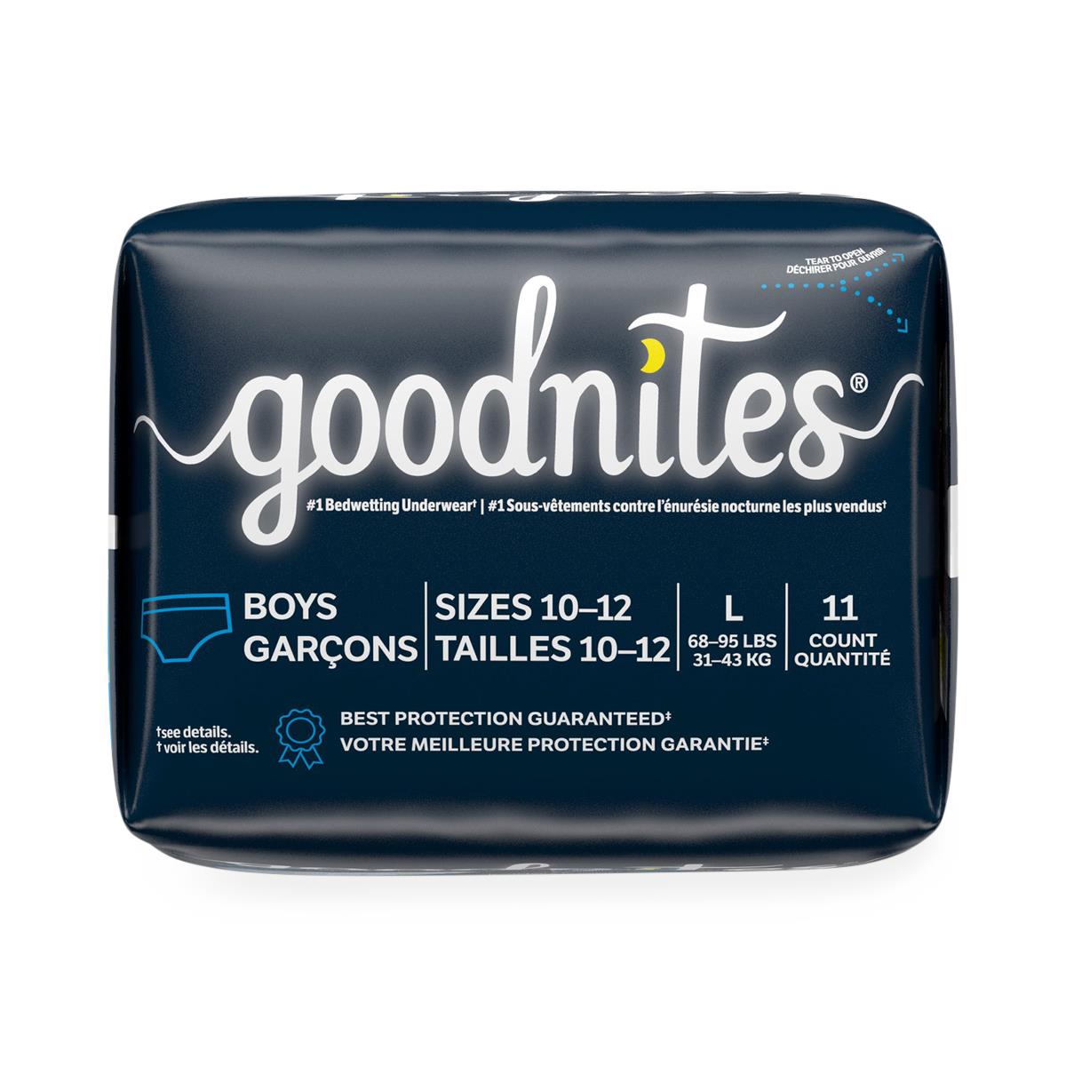 Goodnites Boys' Overnight Bedwetting Underwear - BeHope