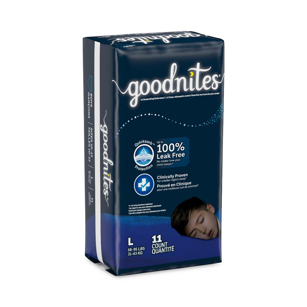 Goodnites Boys' Overnight Bedwetting Underwear - BeHope