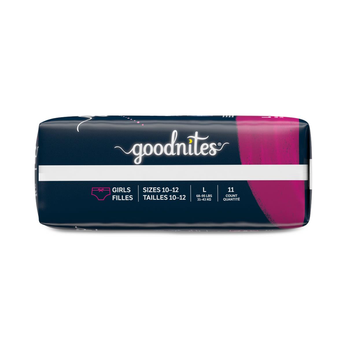 Goodnites Girls' Overnight Bedwetting Underwear - BeHope