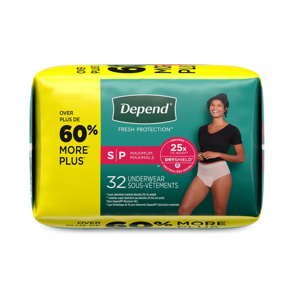 Depend Fresh Protection Incontinence Underwear For Women - BeHope