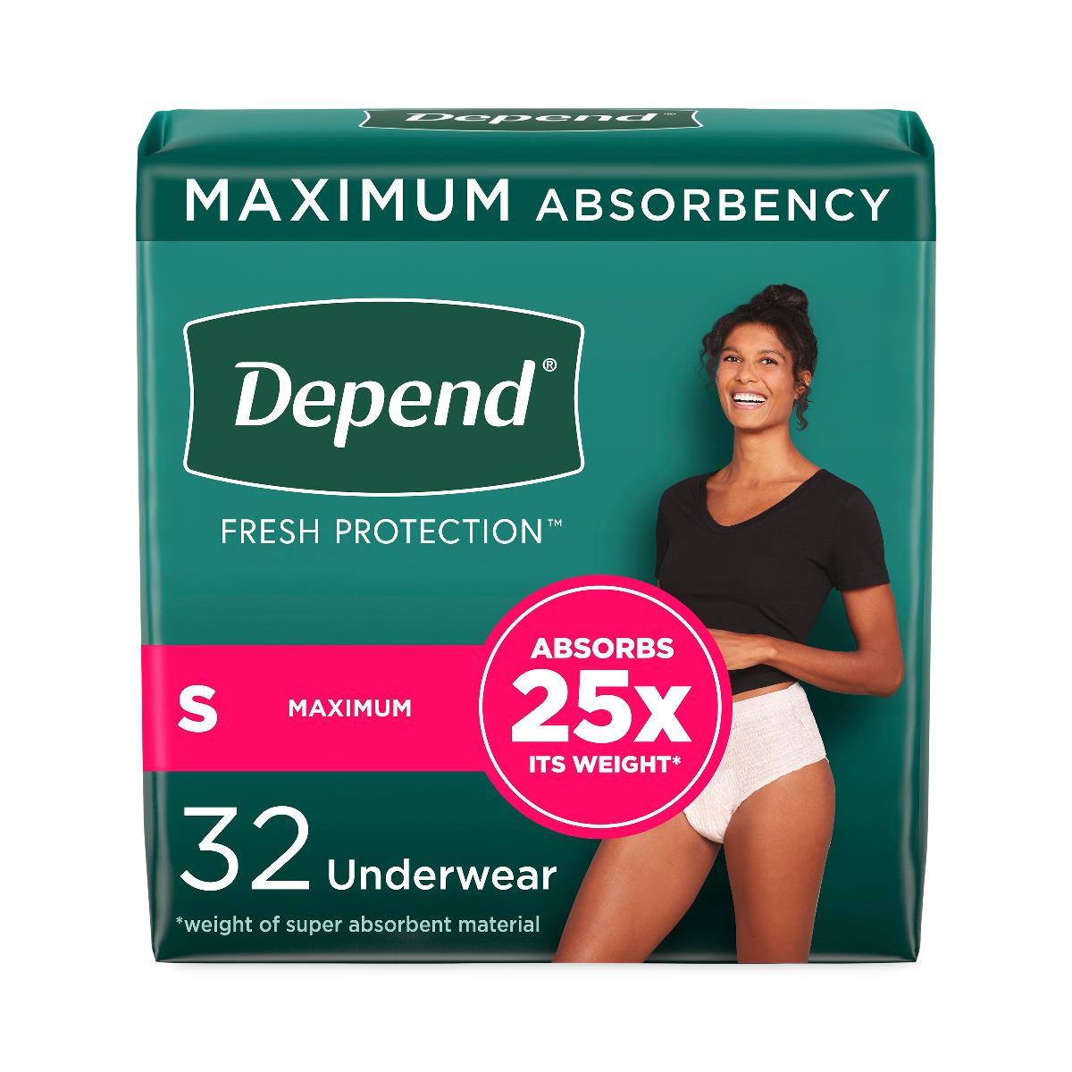 Depend Fresh Protection Incontinence Underwear For Women - BeHope