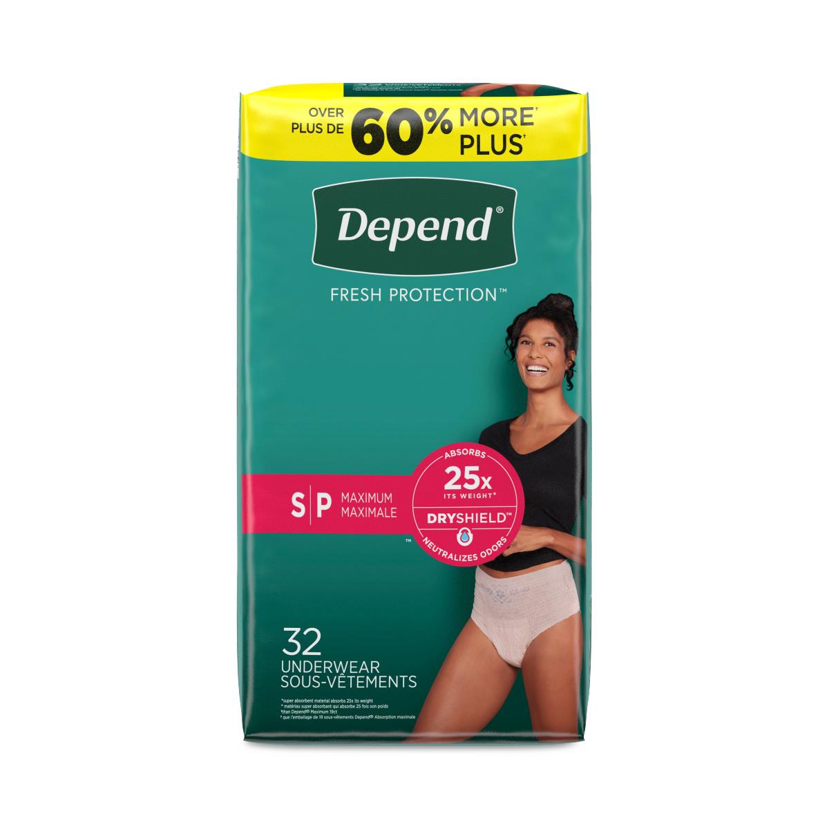 Depend Fresh Protection Incontinence Underwear For Women - BeHope