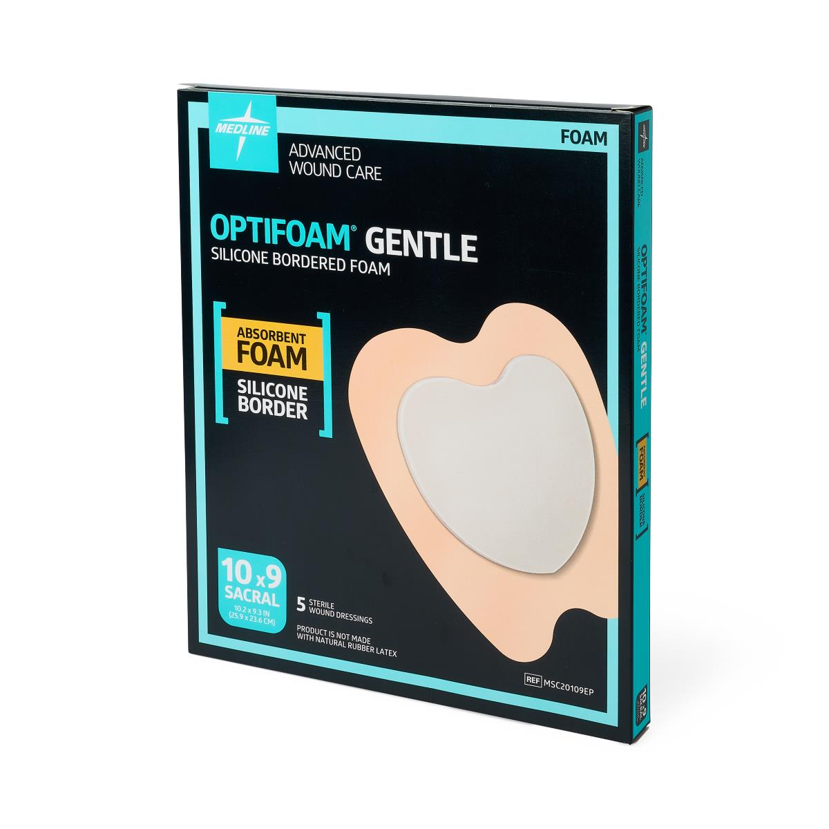 Optifoam Gentle Foam Wound Dressings with Silicone Adhesive Border