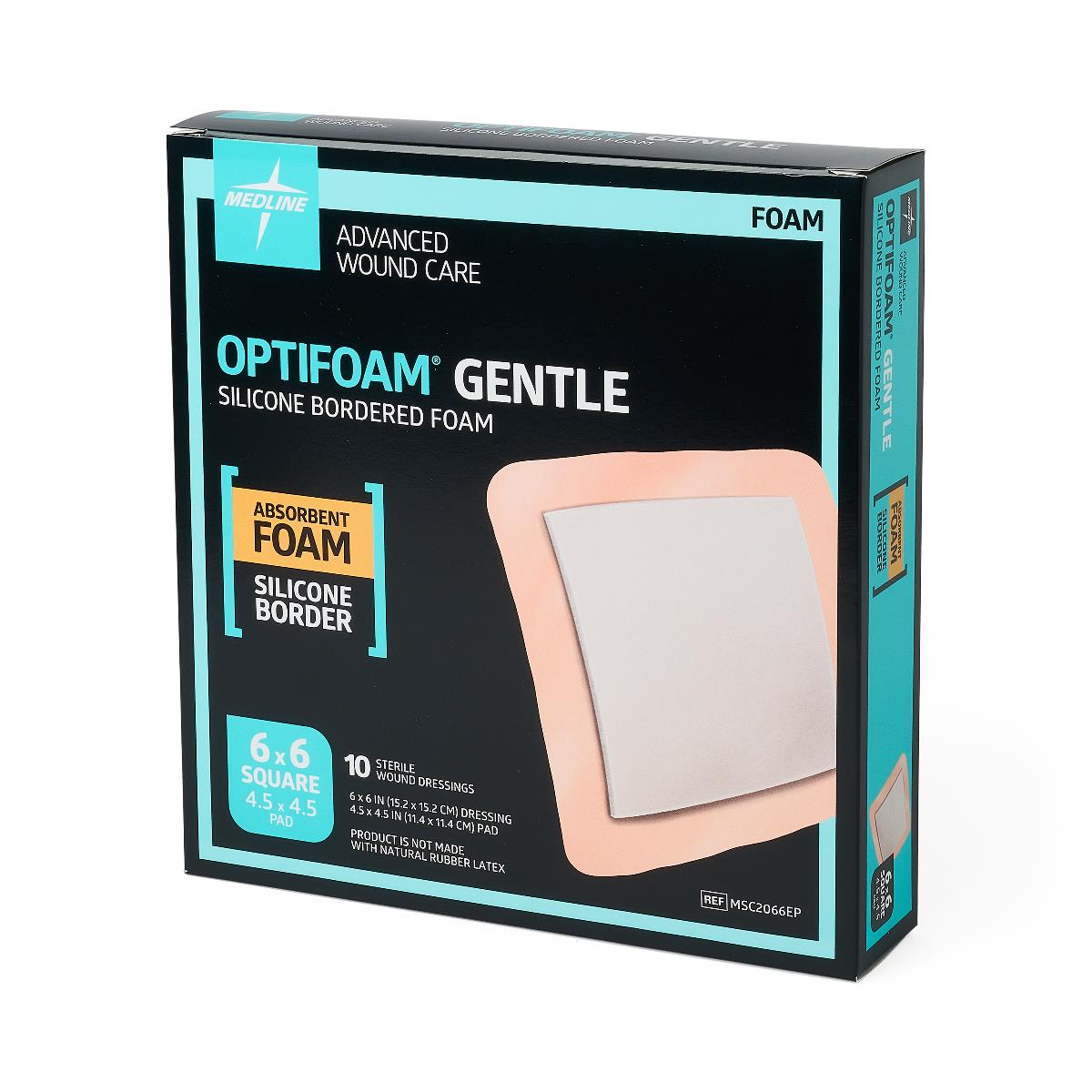 Optifoam Gentle Foam Wound Dressings with Silicone Adhesive Border