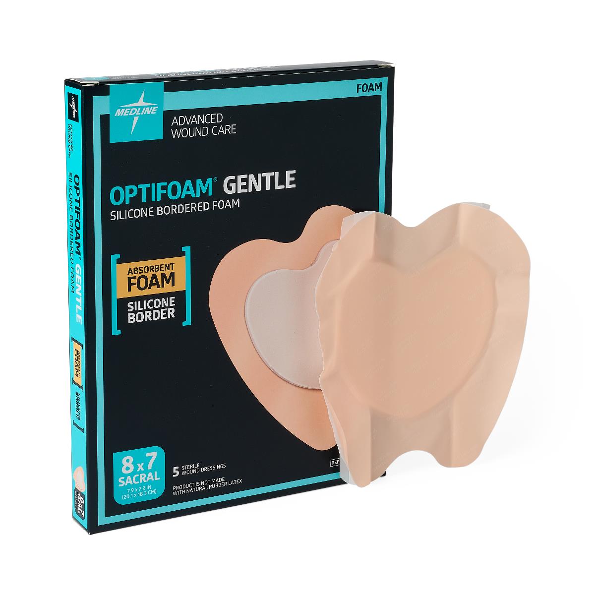 Optifoam Gentle Foam Wound Dressings with Silicone Adhesive Border