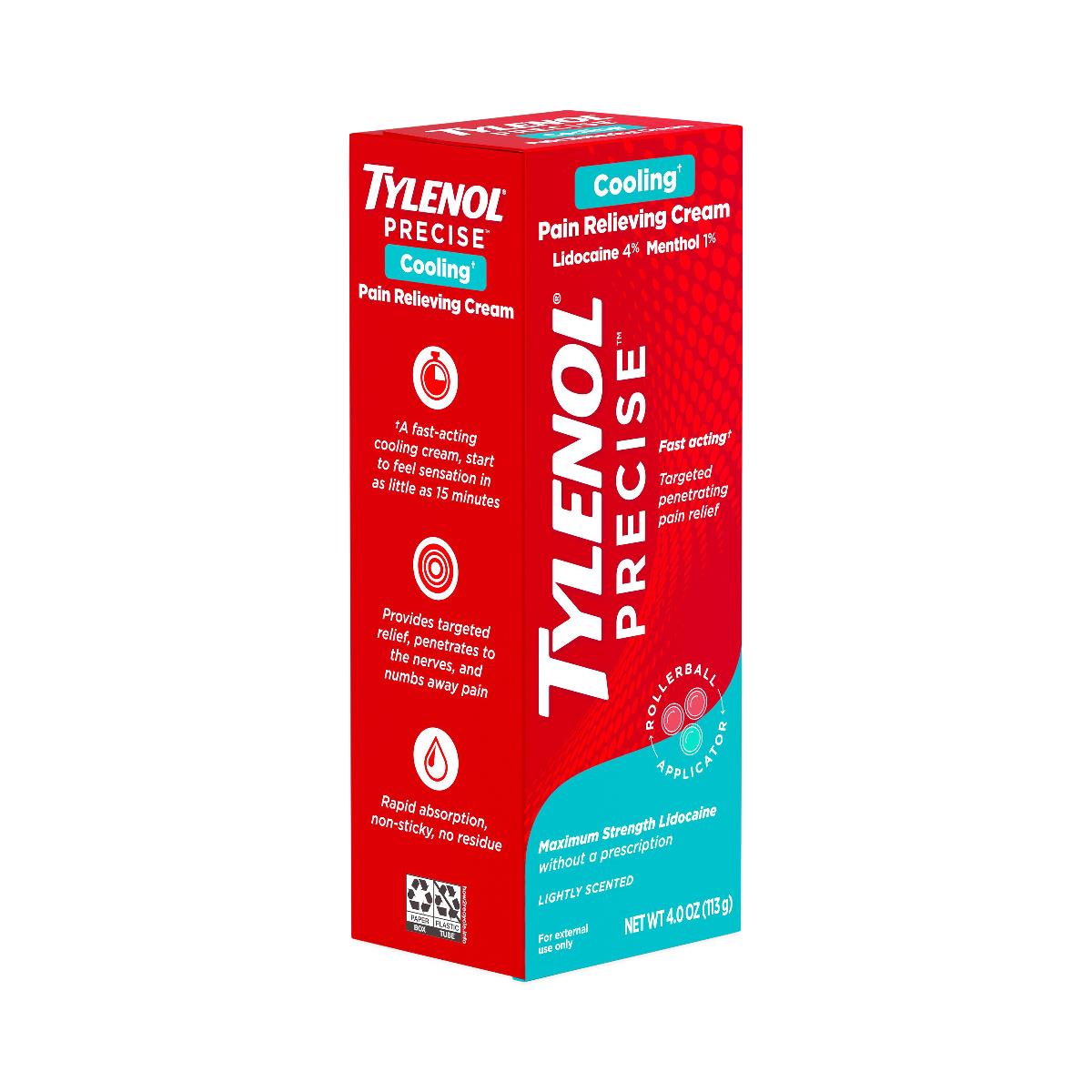 Tylenol Precise Pain Relieving Cooling Cream - BeHope