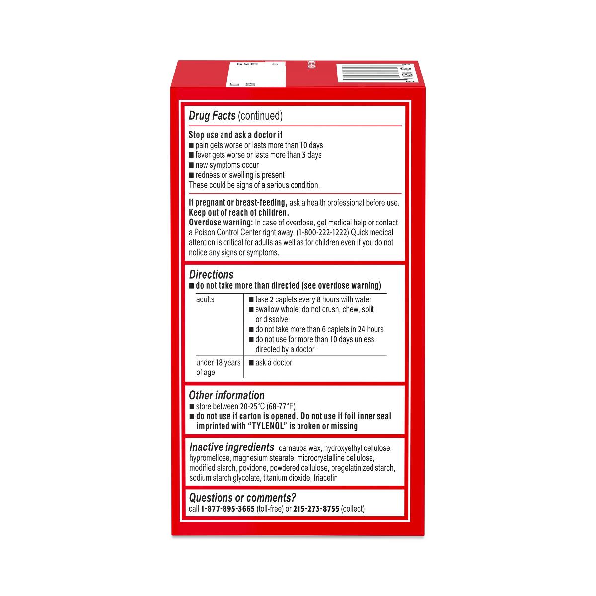 Tylenol 8-hour Arthritis Pain Tablets - BeHope