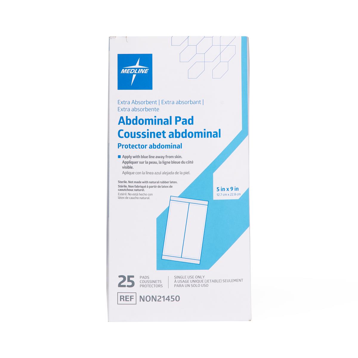 Abdominal Pad Medline Sterile 1 Per Pack
