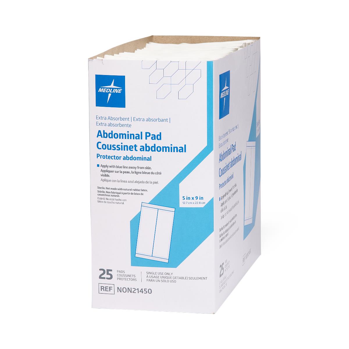 Abdominal Pad Medline Sterile 1 Per Pack
