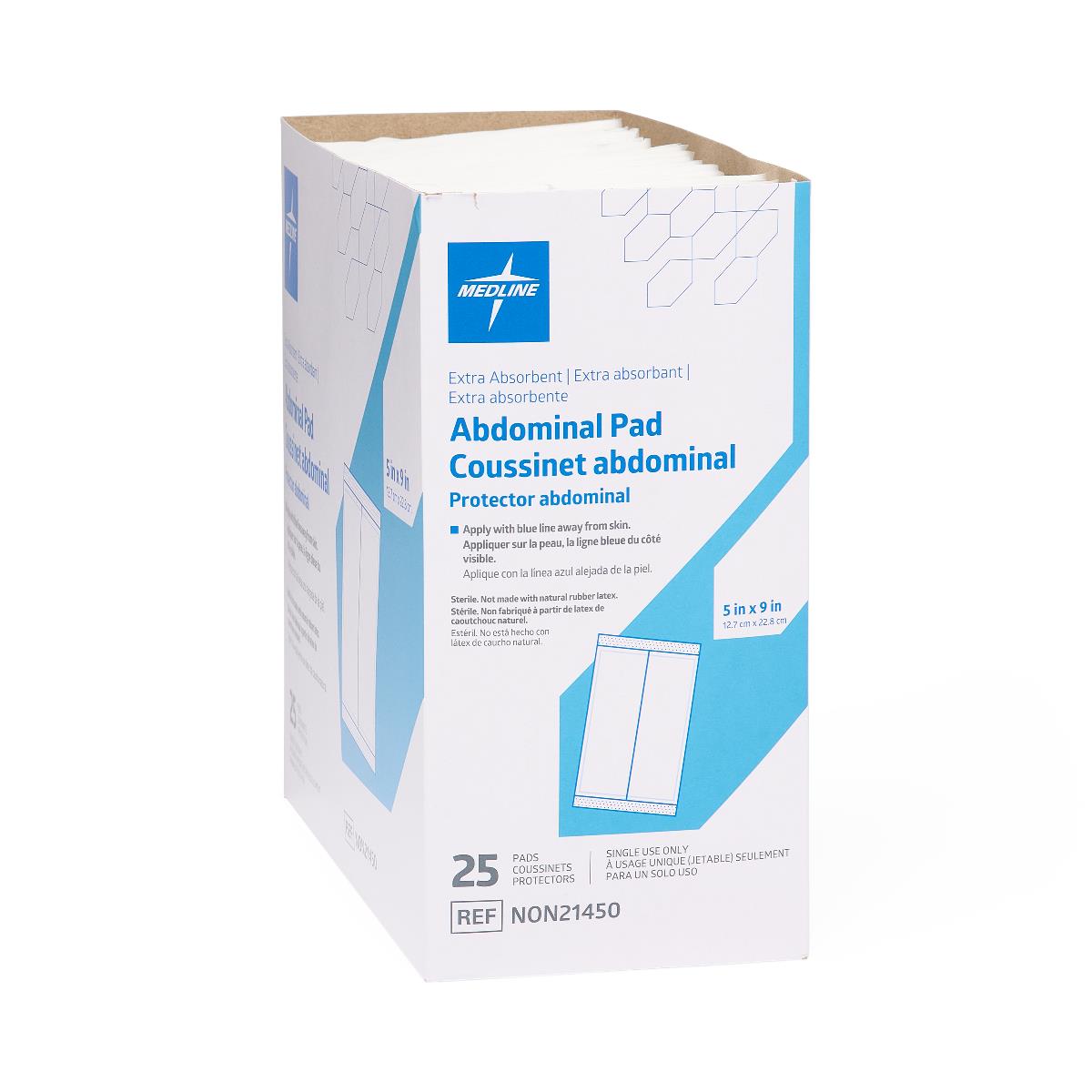Abdominal Pad Medline Sterile 1 Per Pack