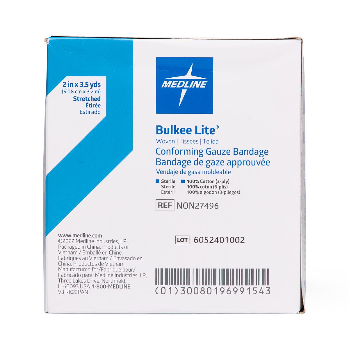 Bulkee Lite Sterile Cotton Conforming Bandages