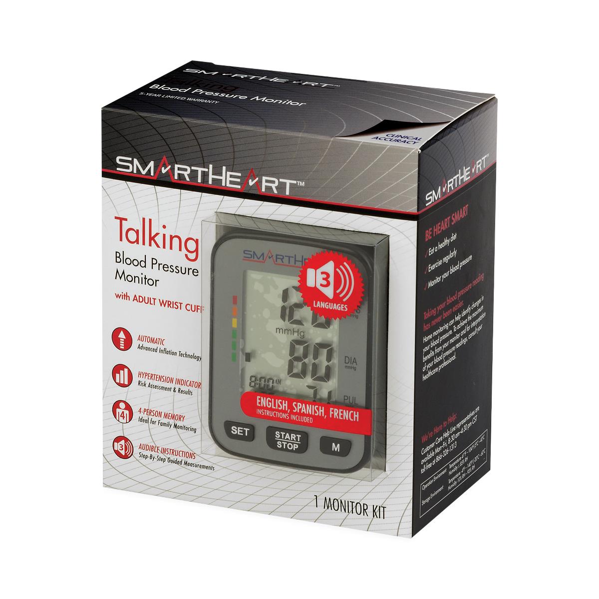 Smartheart Digital Blood Pressure Arm Monitors - BeHope
