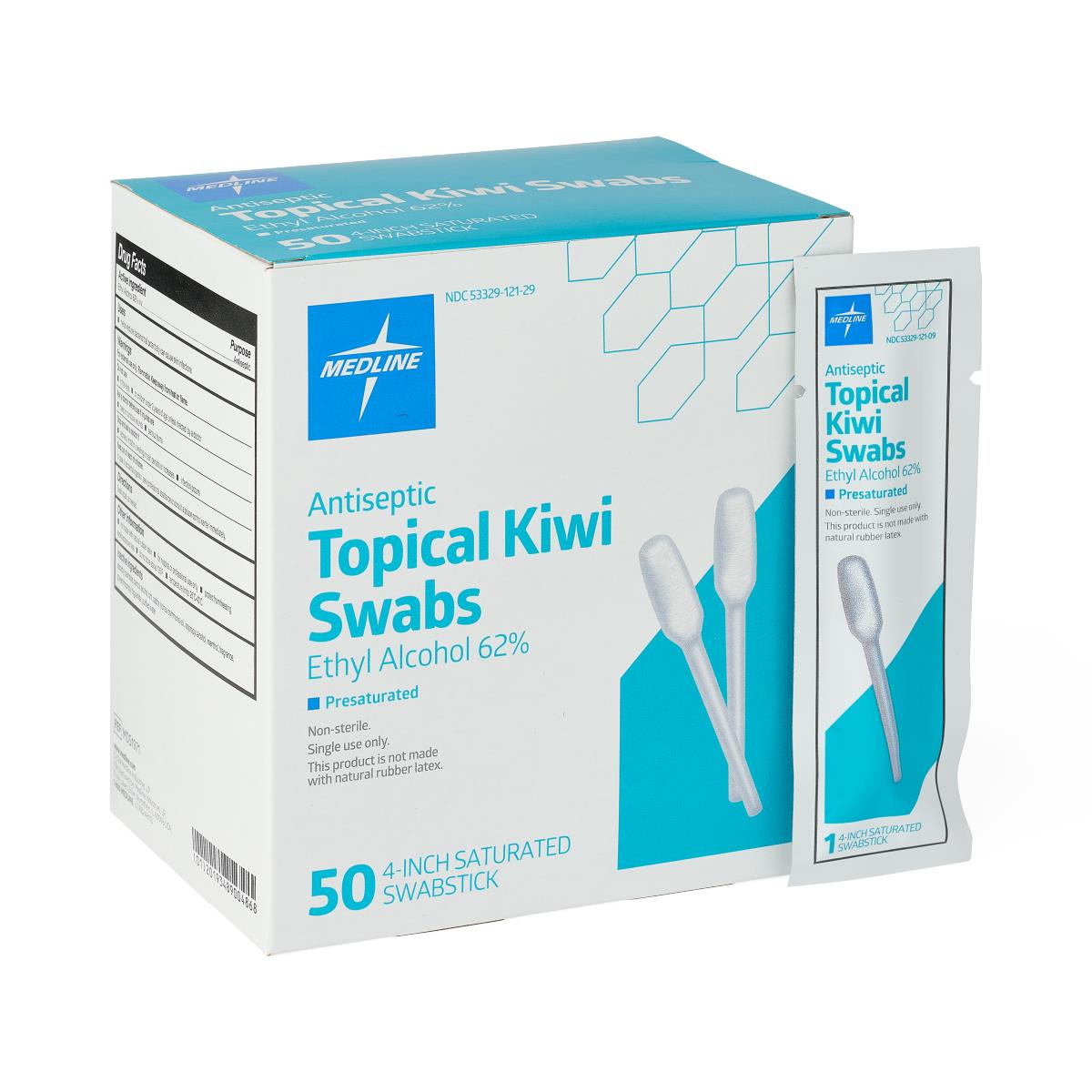 Medline 62% Ethyl Alcohol Antiseptic Swabs - BeHope