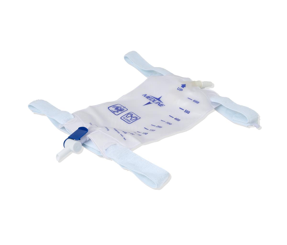 Medline Leg Bag with Flip Drain