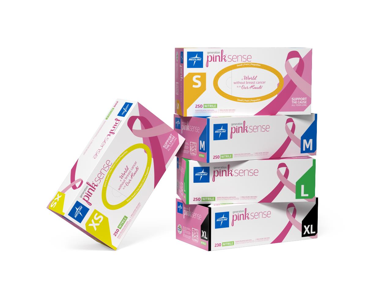 Generation Pink Sense Powder-Free Nitrile Exam Gloves