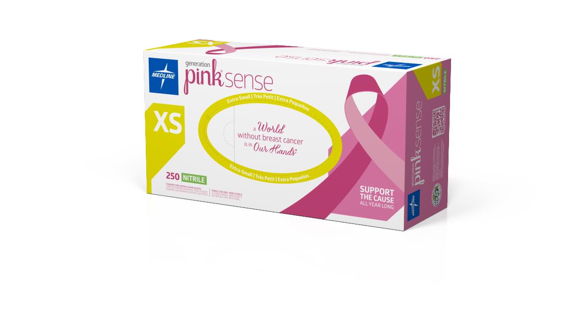 Generation Pink Sense Powder-Free Nitrile Exam Gloves