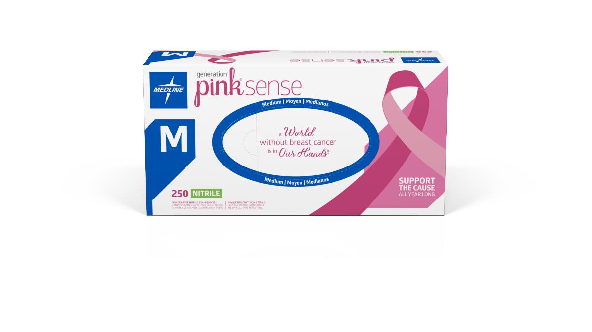Generation Pink Sense Powder-Free Nitrile Exam Gloves