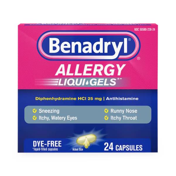 Benadryl Allergy Liqua-Gels Capsules