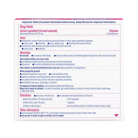 Benadryl Allergy Liqua-Gels Capsules