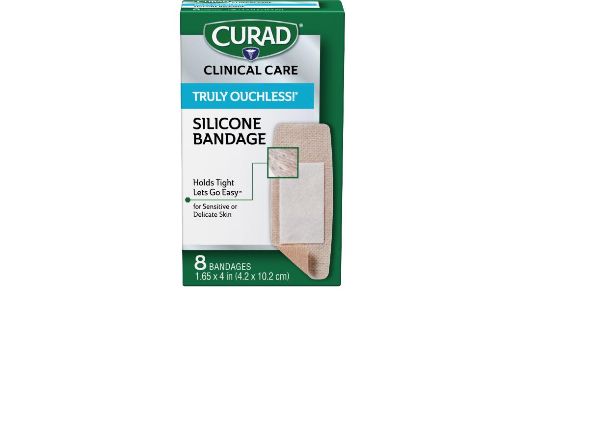 CURAD Truly Ouchless Silicone Flexible Fabric Bandages