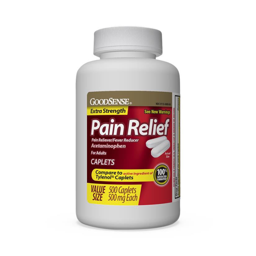 GoodSense Extra Strength Acetaminophen Caplets - BeHope