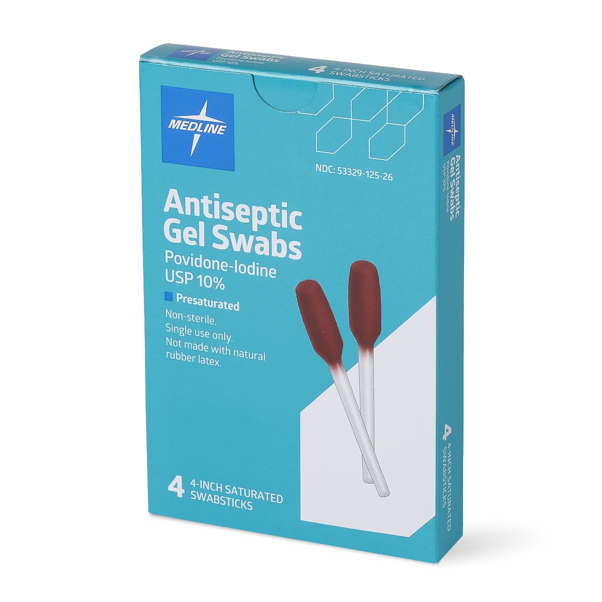 Medline Antiseptic Povidone-Iodine Swabs