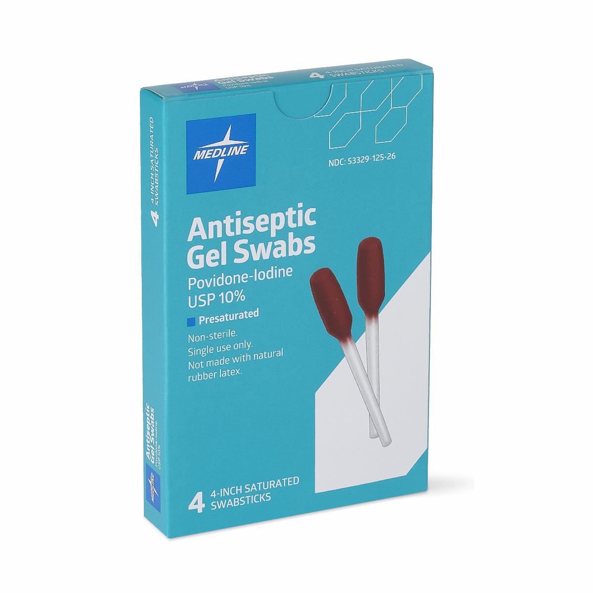 Medline Antiseptic Povidone-Iodine Swabs