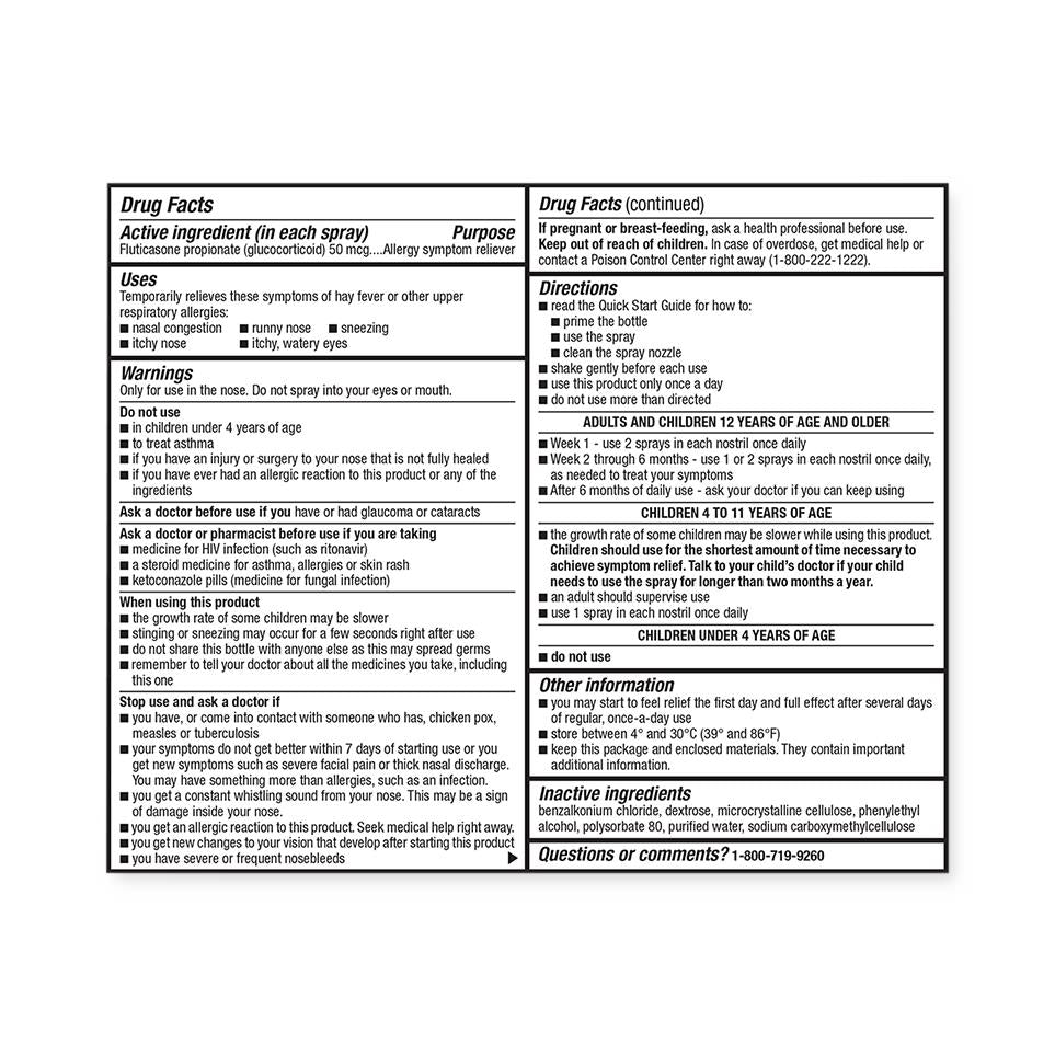 Fluticasone Propionate Nasal Allergy Spray - BeHope