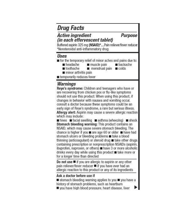 GoodSense Effervescent Antacid and Pain Relief Tablets