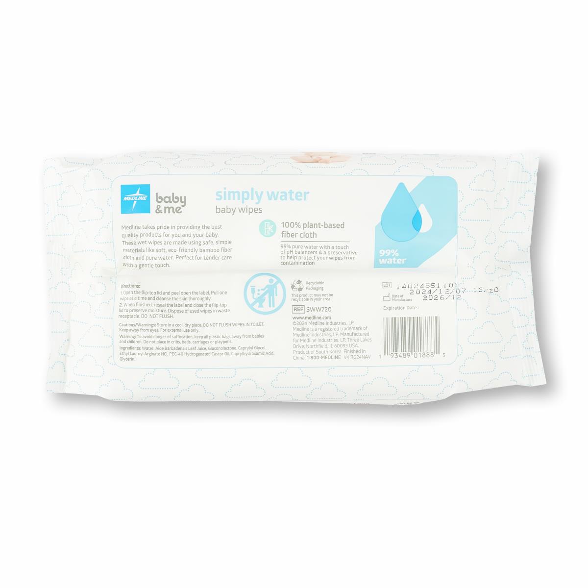 Simply Water Wet Wipes - BeHope