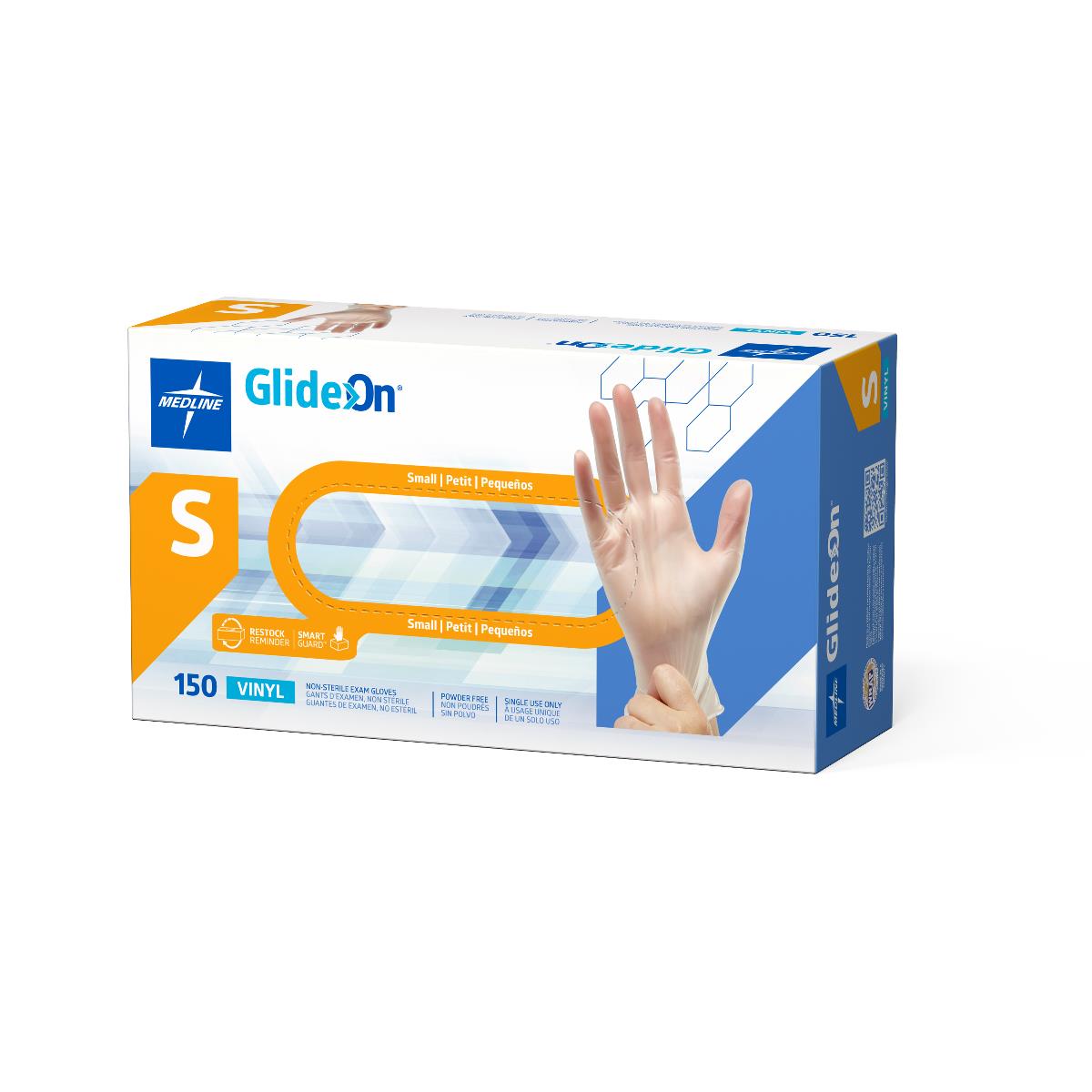 Glide-On Powder-Free Vinyl Exam Gloves - CA Only