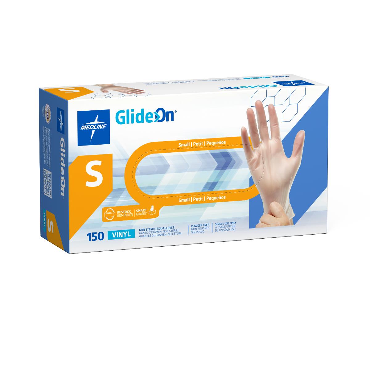 Glide-On Powder-Free Vinyl Exam Gloves - CA Only