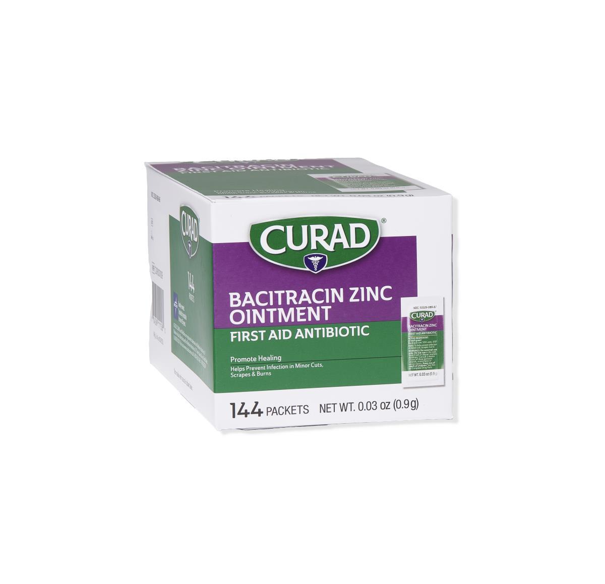 CURAD Bacitracin Antibiotic Ointments with Zinc