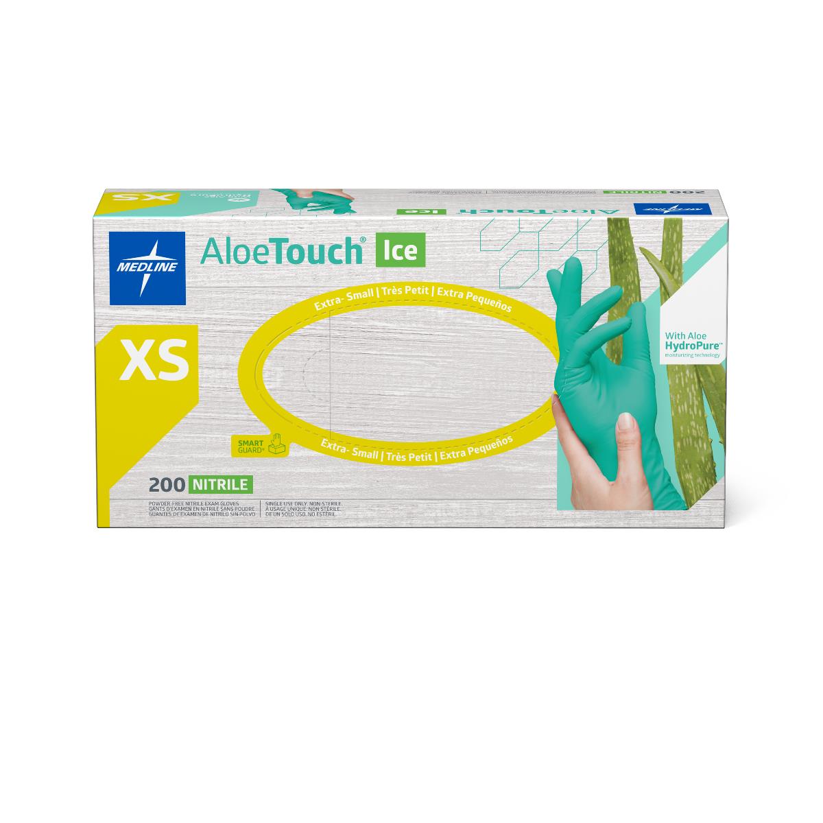 AloeTouch ICE Powder-Free Nitrile Exam Gloves