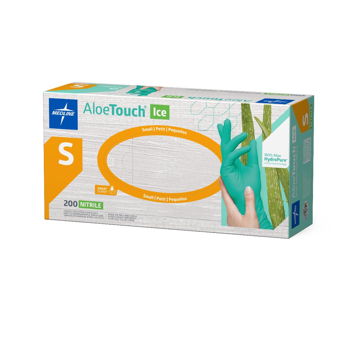 AloeTouch ICE Powder-Free Nitrile Exam Gloves