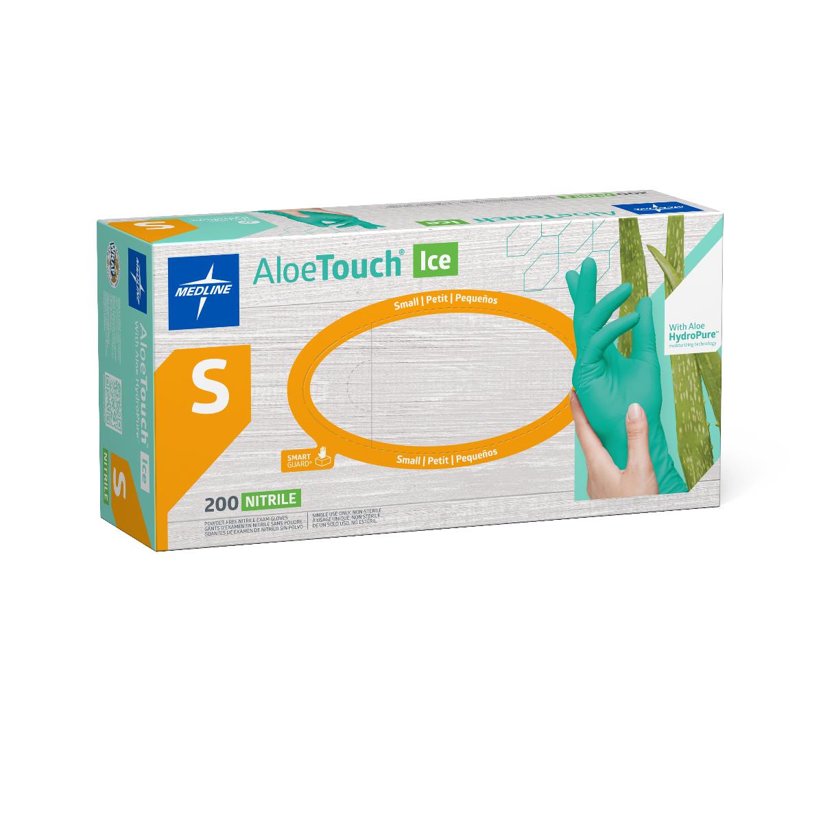 AloeTouch ICE Powder-Free Nitrile Exam Gloves