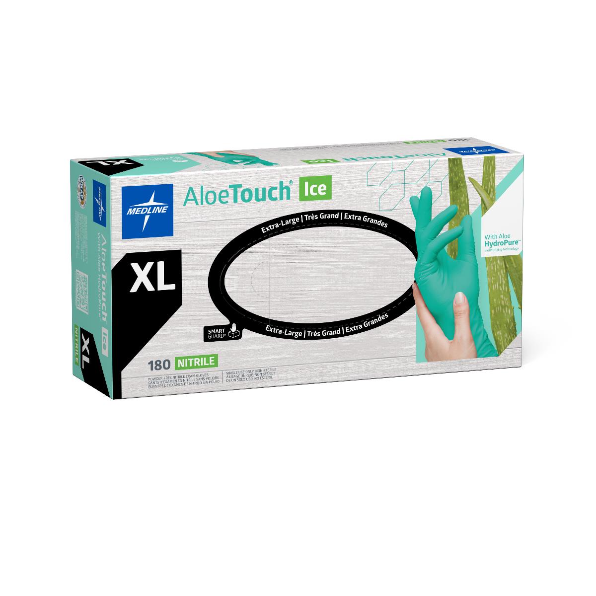 AloeTouch ICE Powder-Free Nitrile Exam Gloves