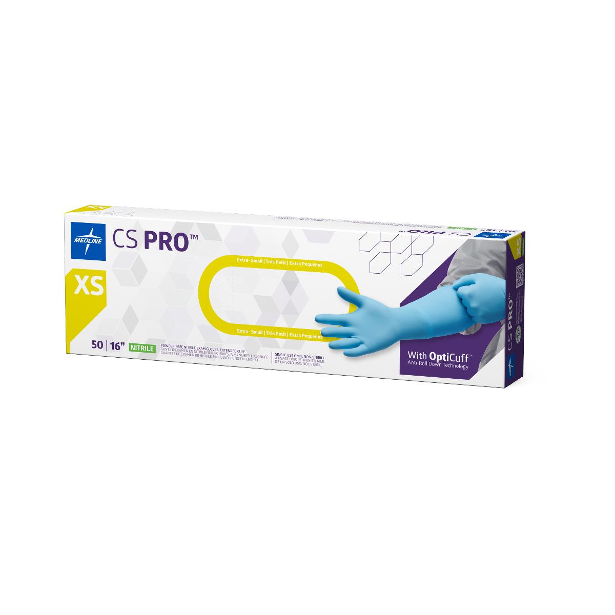 CS Pro 16" Cuff Nitrile Exam Gloves