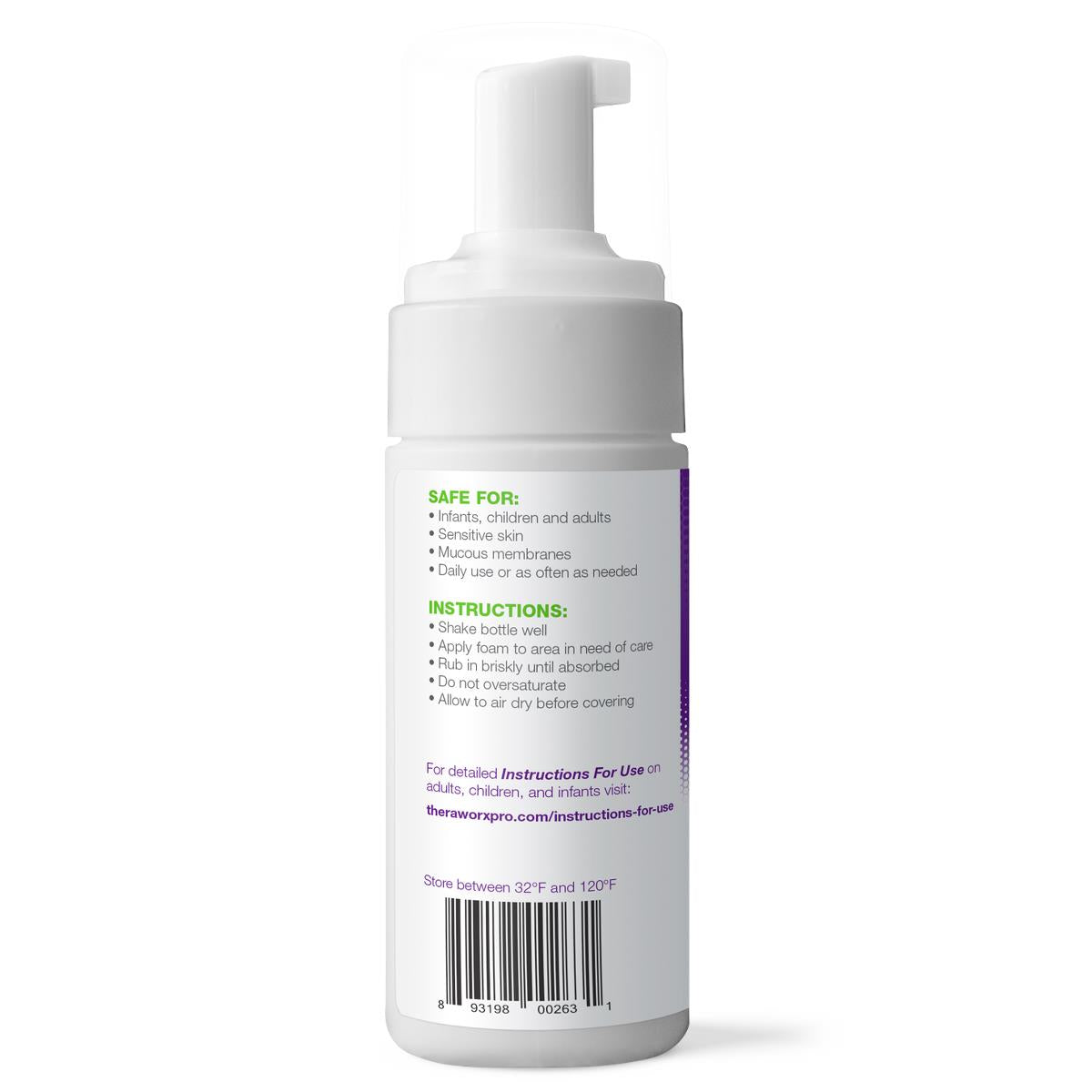 Theraworx No-rinse Foam Skin Cleanser - BeHope