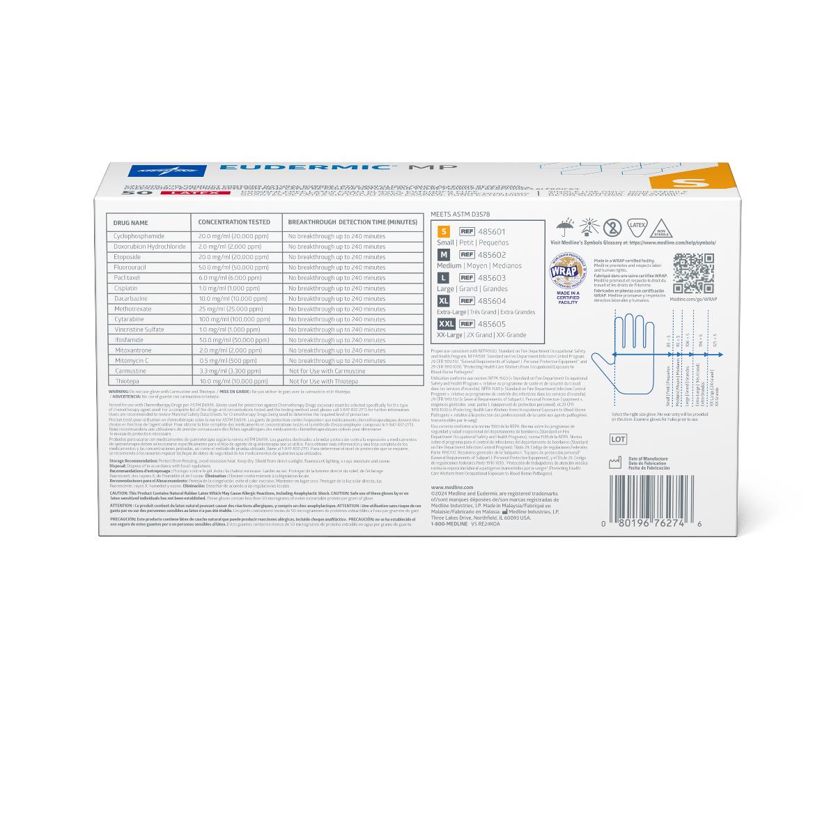 Eudermic MP High-Risk Powder-Free Latex Exam Gloves