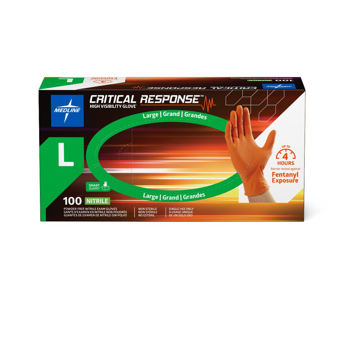 Critical Response Powder-Free Nitrile Exam Gloves